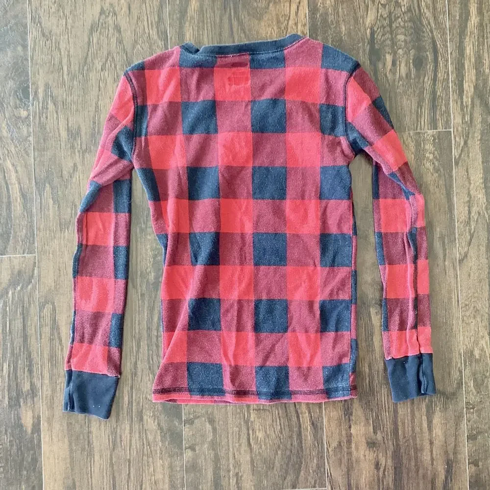 Old Navy Buffalo Plaid Pajama Top